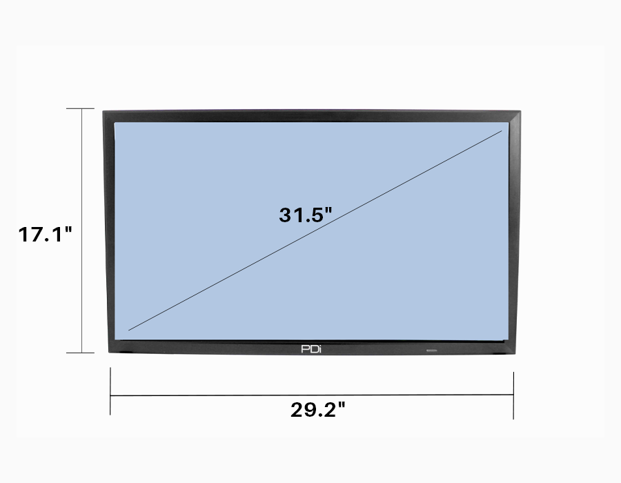 32" A-Series Smart HDTV Hospital Display | PDI-A32C2