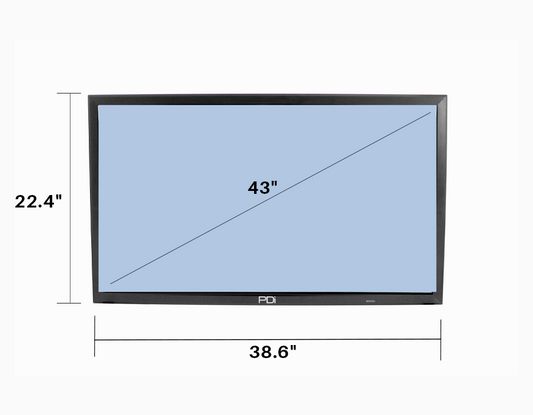 Refurb PDI-A43B-R | 43" A-Series Smart HDTV Hospital Display