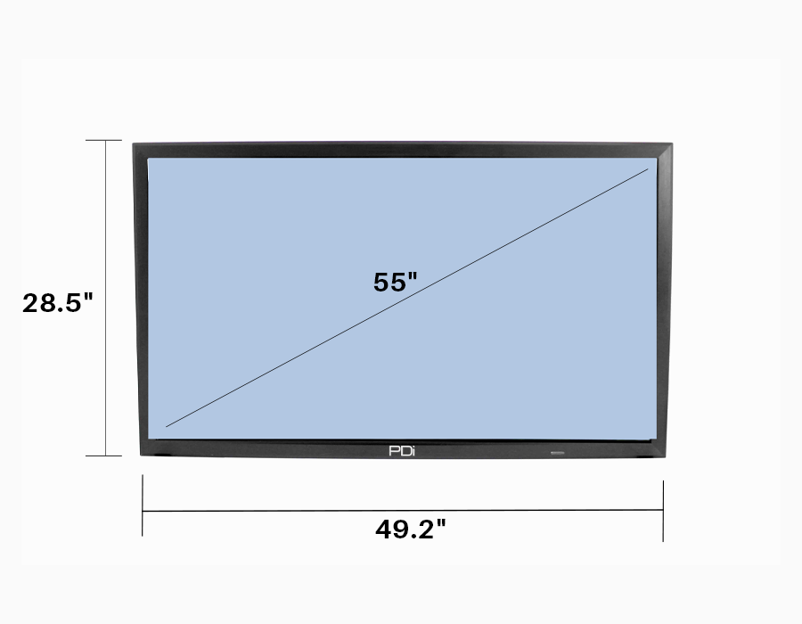 55" A-Series Smart HDTV Hospital Display | PDI-A55C2