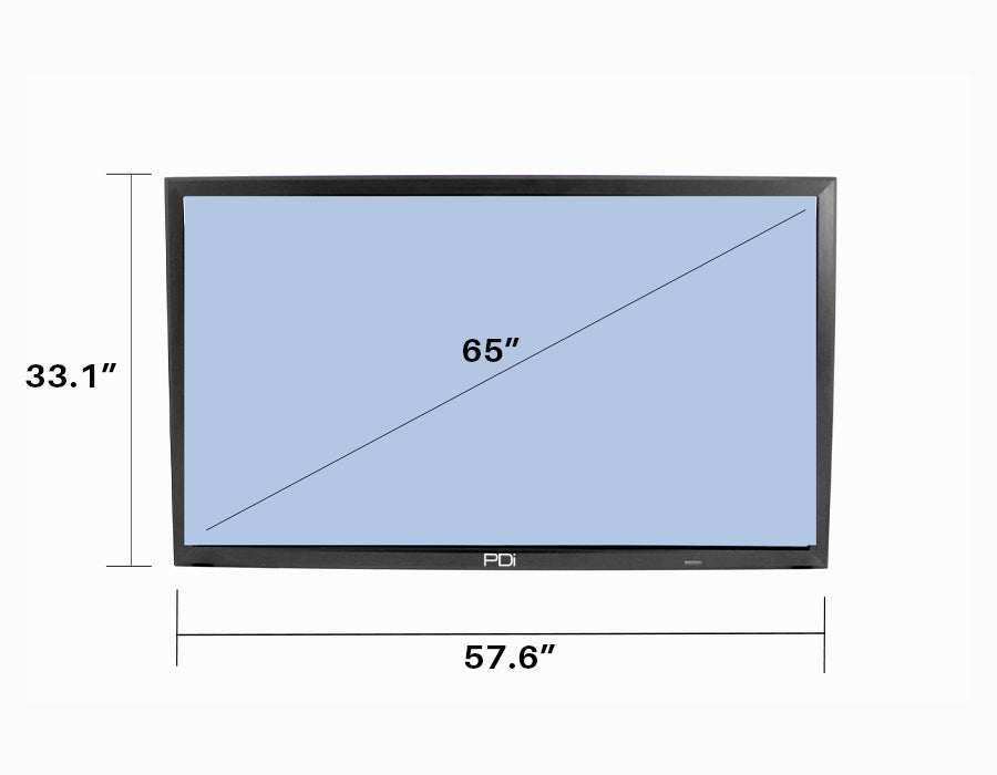 65" A-Series Smart HDTV Hospital Display | PDI-A65C2