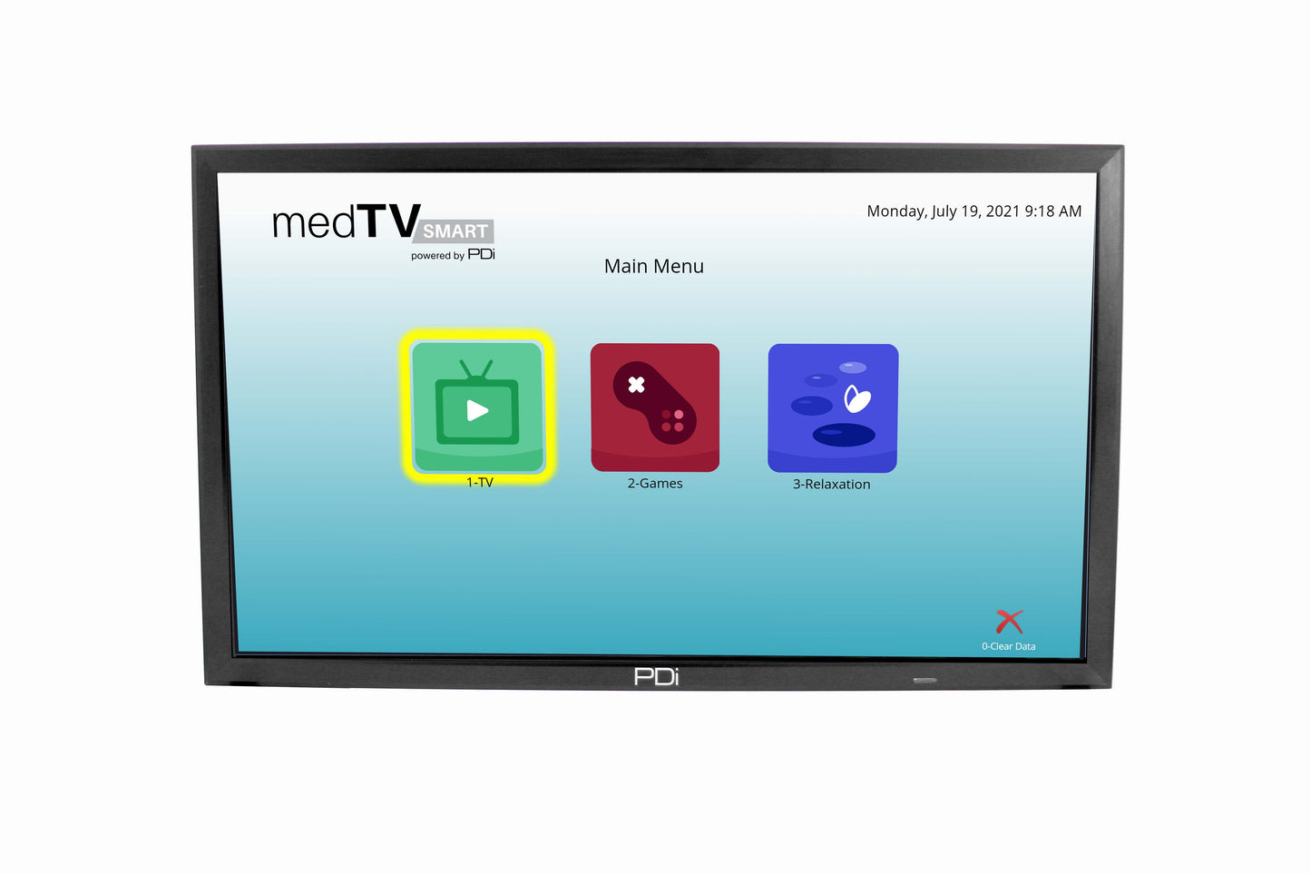 55" A-Series Smart HDTV Hospital Display | PDI-A55C2