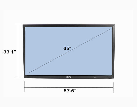 65" A-Series Smart HDTV Hospital Display | PDI-A65C2