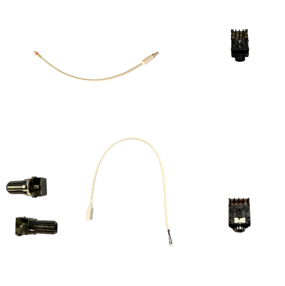 P10LCD Cables, Earphone Jacks, and Connectors