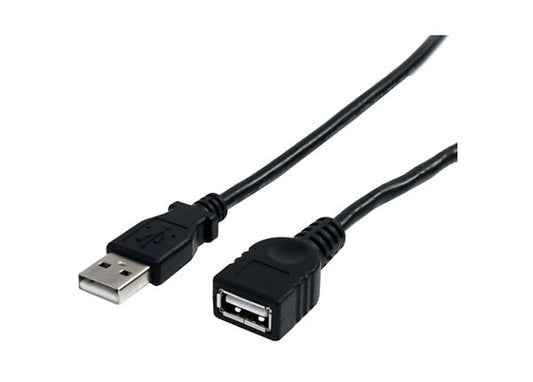 10 ft USB A Male to USB A Female Cable, Black