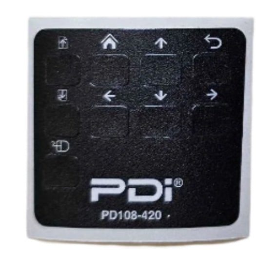 PD227-298 | Overlay Sticker for PD108-420 Remote