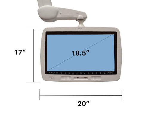 P19TV | Rear-mounted, 18.5” Healthcare-grade PDi Personal Patient HDTV
