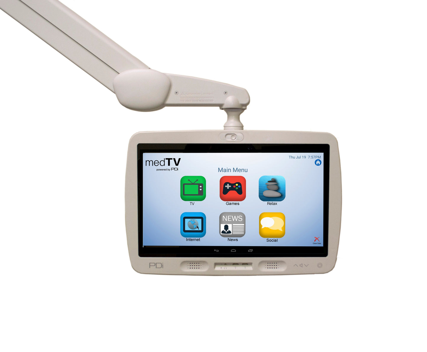 medTAB19 PDi Arm TV